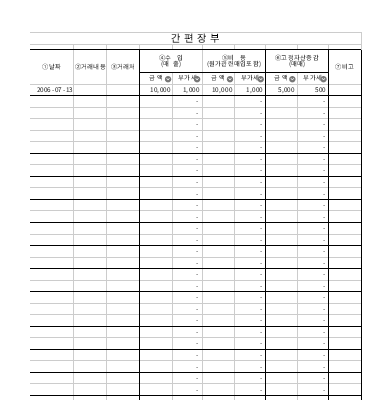 간편장부 간편장부